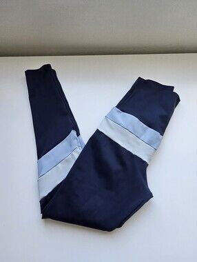 Port De Bras Blue High Waist Work Out Leggings